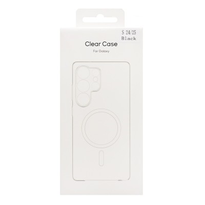 Чехол-накладка для Samsung S931B Galaxy S25 (Черный) ORG PC Clear Case SafeMag