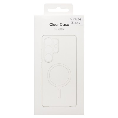 Чехол-накладка для Samsung S948B Galaxy S26 Ultra (Черный) ORG PC Clear Case SafeMag