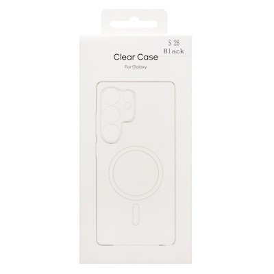 Чехол-накладка для Samsung S942B Galaxy S26 (Черный) ORG PC Clear Case SafeMag