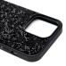Чехол-накладка для Apple iPhone 13 Pro Max россыпь кристаллов (Черный) PC071 POSH SHINE