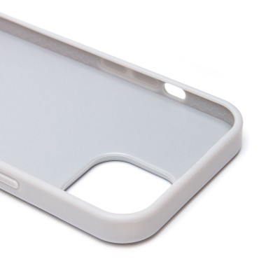 Чехол-накладка для Apple iPhone 15 россыпь кристаллов (Серебристый) PC071 POSH SHINE