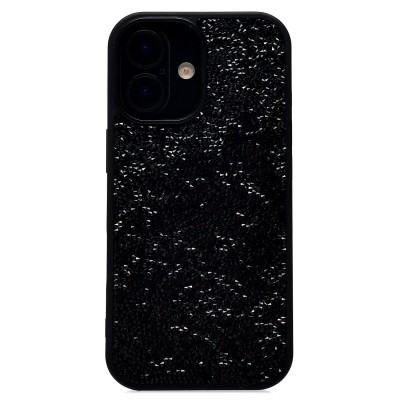 Чехол-накладка для Apple iPhone 17 россыпь кристаллов (Черный) PC071 POSH SHINE