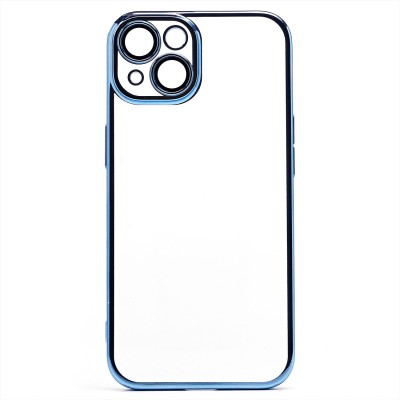 Чехол-накладка с закрытой камерой для Apple iPhone 14 (Синий) PC073