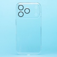 Чехол-накладка с закрытой камерой для Apple iPhone 17 Pro (Прозрачный) PC073