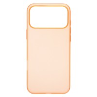 Чехол-накладка для Apple iPhone 17 Pro Max (Прозрачный/Оранжевый) PC091