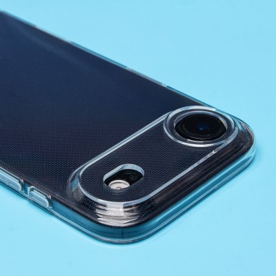 Чехол-накладка для Apple iPhone 17 Air с закрытой камерой (Прозрачный) SC Clear Case