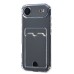 Чехол-накладка с картхолдером для Apple iPhone 17 Air (Прозрачный) SC276