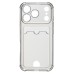 Чехол-накладка с картхолдером для Apple iPhone 17 Pro (Черный) SC276