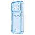 Чехол-накладка с картхолдером для Apple iPhone 17 Pro (Глубокий Синий) SC276