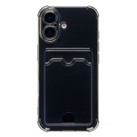 Чехол-накладка с картхолдером для Apple iPhone 17 (Черный) SC276