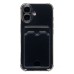 Чехол-накладка с картхолдером для Apple iPhone 17 (Черный) SC276