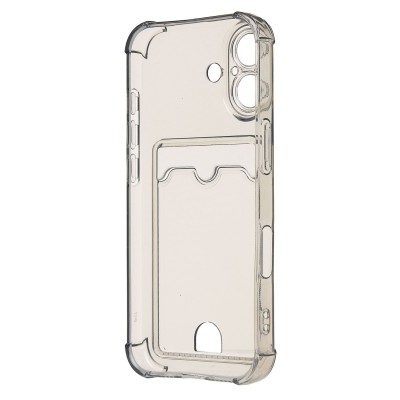 Чехол-накладка с картхолдером для Apple iPhone 17 (Черный) SC276