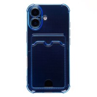 Чехол-накладка с картхолдером для Apple iPhone 17 (Глубокий Синий) SC276 Чехол-накладка с картхолдером для Apple iPhone 17 (Глубокий Синий) SC276