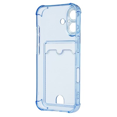 Чехол-накладка с картхолдером для Apple iPhone 17 (Глубокий Синий) SC276