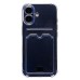 Чехол-накладка с картхолдером для Apple iPhone 17 (Светло-синий) SC276