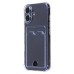 Чехол-накладка с картхолдером для Apple iPhone 17 (Светло-синий) SC276