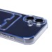 Чехол-накладка с картхолдером для Apple iPhone 17 (Светло-синий) SC276