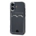 Чехол-накладка с картхолдером для Apple iPhone 17 (Прозрачный) SC276
