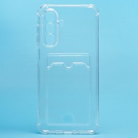 Чехол-накладка с картхолдером для Samsung A175F Galaxy A17 4G (Прозрачный) SC276 Чехол-накладка с картхолдером для Samsung A175F Galaxy A17 4G (Прозрачный) SC276