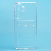 Чехол-накладка с картхолдером для Samsung S731B Galaxy S25 FE (Прозрачный) SC276