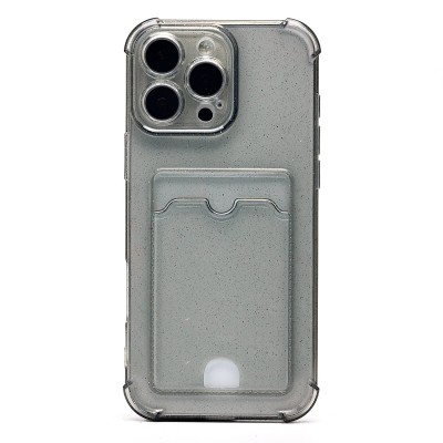 Чехол-накладка с картхолдером для Apple iPhone 16 Pro Max (Черный) SC300