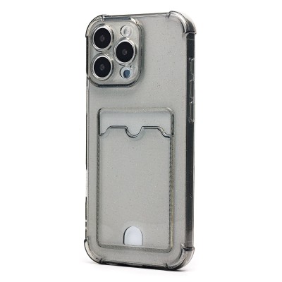 Чехол-накладка с картхолдером для Apple iPhone 16 Pro Max (Черный) SC300