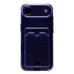 Чехол-накладка с картхолдером для Apple iPhone 17 Air (Фиолетовый) SC300