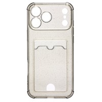 Чехол-накладка с картхолдером для Apple iPhone 17 Pro Max (Черный) SC300
