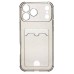Чехол-накладка с картхолдером для Apple iPhone 17 Pro Max (Черный) SC300