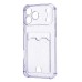 Чехол-накладка с картхолдером для Apple iPhone 17 Pro Max (Фиолетовый) SC300