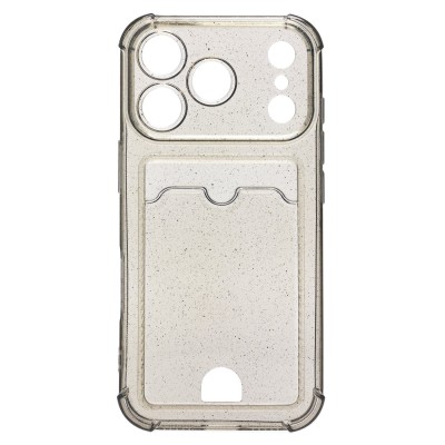 Чехол-накладка с картхолдером для Apple iPhone 17 Pro (Черный) SC300