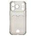 Чехол-накладка с картхолдером для Apple iPhone 17 Pro (Черный) SC300