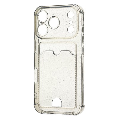 Чехол-накладка с картхолдером для Apple iPhone 17 Pro (Черный) SC300