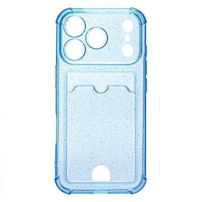 Чехол-накладка с картхолдером для Apple iPhone 17 Pro (Глубокий Синий) SC300