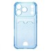 Чехол-накладка с картхолдером для Apple iPhone 17 Pro (Глубокий Синий) SC300
