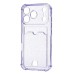 Чехол-накладка с картхолдером для Apple iPhone 17 Pro (Фиолетовый) SC300