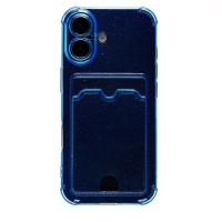 Чехол-накладка с картхолдером для Apple iPhone 17 (Глубокий Синий) SC300 Чехол-накладка с картхолдером для Apple iPhone 17 (Глубокий Синий) SC300
