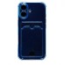 Чехол-накладка с картхолдером для Apple iPhone 17 (Глубокий Синий) SC300
