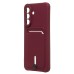 Чехол-накладка для Samsung A576B Galaxy A57 5G (Бордовый) SC304