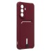 Чехол-накладка для Samsung A576B Galaxy A57 5G (Бордовый) SC304