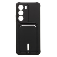 Чехол-накладка с картхолдером для Realme C71 (Черный) SC304