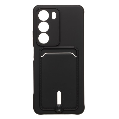 Чехол-накладка с картхолдером для Realme C71 (Черный) SC304