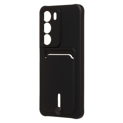 Чехол-накладка с картхолдером для Realme C71 (Черный) SC304