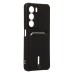 Чехол-накладка с картхолдером для Realme C71 (Черный) SC304