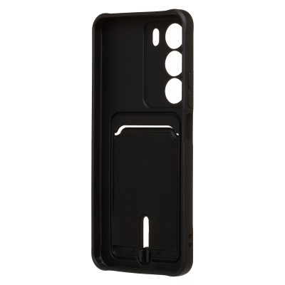 Чехол-накладка с картхолдером для Realme C71 (Черный) SC304