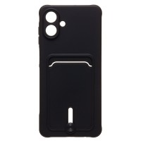 Чехол-накладка с картхолдером для Samsung A075F Galaxy A07 4G (Черный) SC304 Чехол-накладка с картхолдером для Samsung A075F Galaxy A07 4G (Черный) SC304