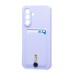 Чехол-накладка с картхолдером для Samsung A175F Galaxy A17 4G (Светло-фиолетовый) SC304