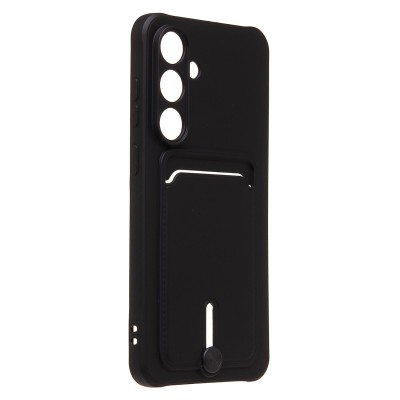 Чехол-накладка с картхолдером для Samsung S731B Galaxy S25 FE (Черный) SC304