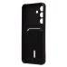 Чехол-накладка с картхолдером для Samsung S731B Galaxy S25 FE (Черный) SC304