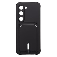 Чехол-накладка с картхолдером для Tecno Spark 40 Pro (Черный) SC304